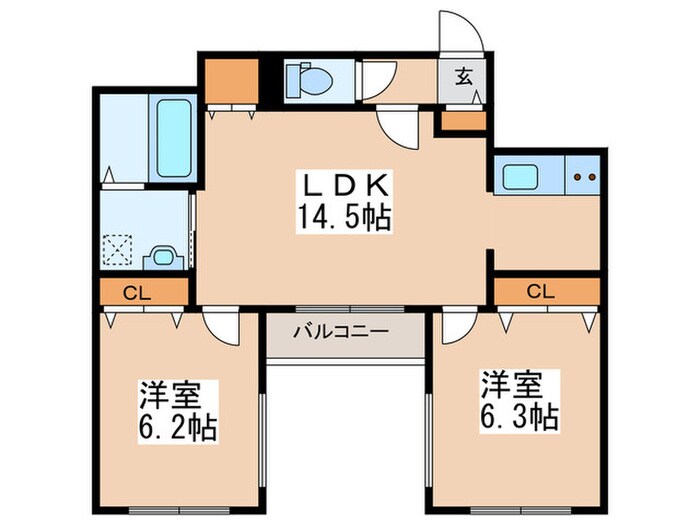 間取り図 BRAMA南11条
