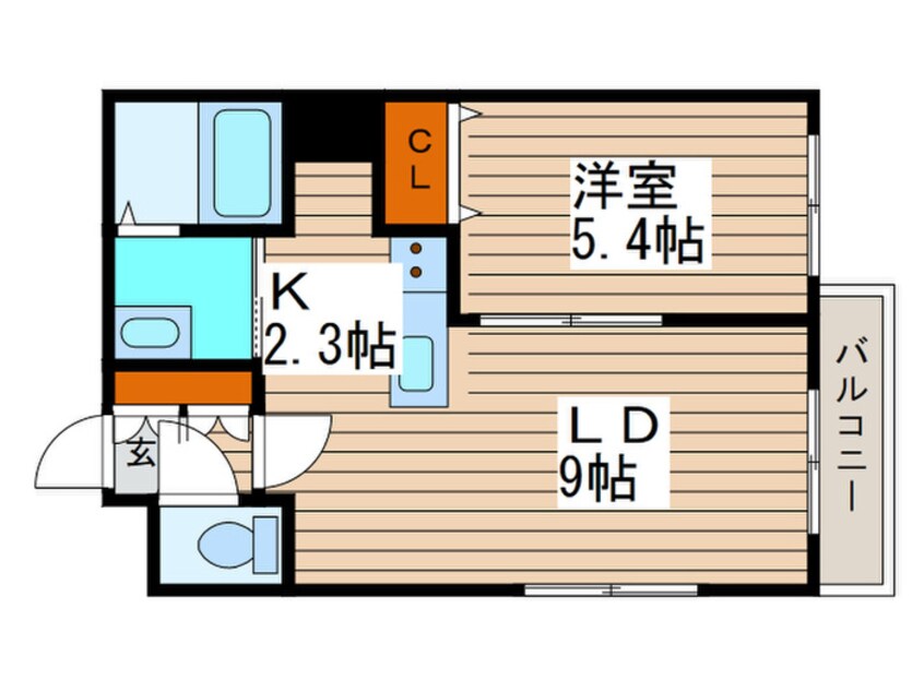 間取図 miel