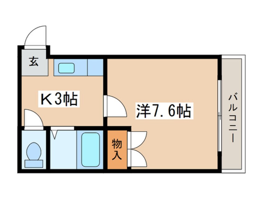 間取図 ヒルサイドシティ