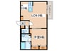 PARK　VILLA 1LDKの間取り
