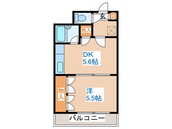 間取図 南８西１ビル