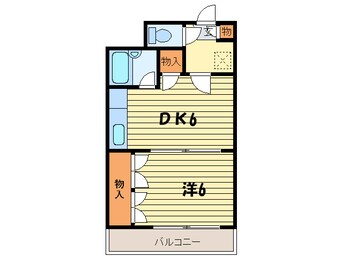 間取図 南８西１ビル