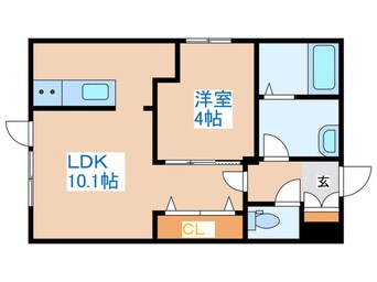 間取図 ＩＮＦＩＮＩＴＹ　ＫＯＴＯＮＩ