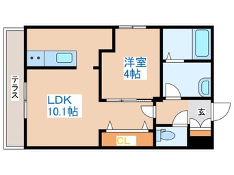 間取図 ＩＮＦＩＮＩＴＹ　ＫＯＴＯＮＩ