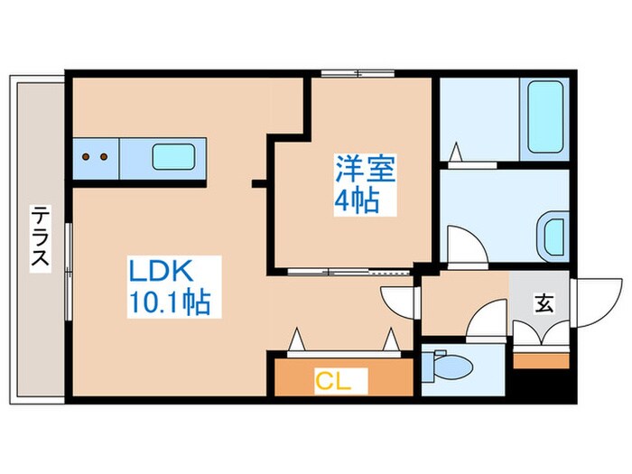 間取り図 ＩＮＦＩＮＩＴＹ　ＫＯＴＯＮＩ