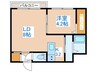 S-RESIDENCE西町 1LDKの間取り