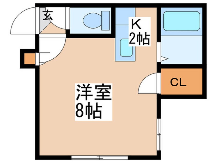 間取図 カーサアジュール南麻生