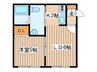 ピ－スハ－モニ－北２８ 1LDKの間取り