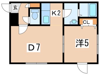 間取図 ステ－ジノア北円山
