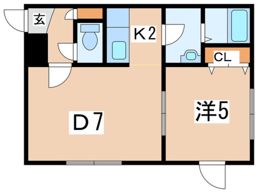間取図 ステ－ジノア北円山
