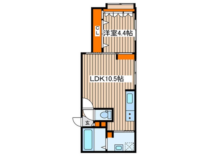 間取り図 ディオグラシア北大前