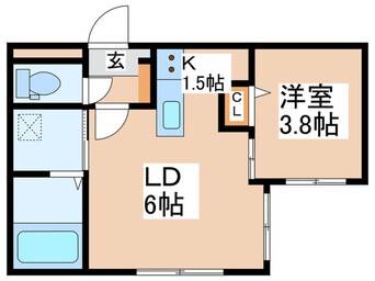 間取図 PRIMECOURT北円山