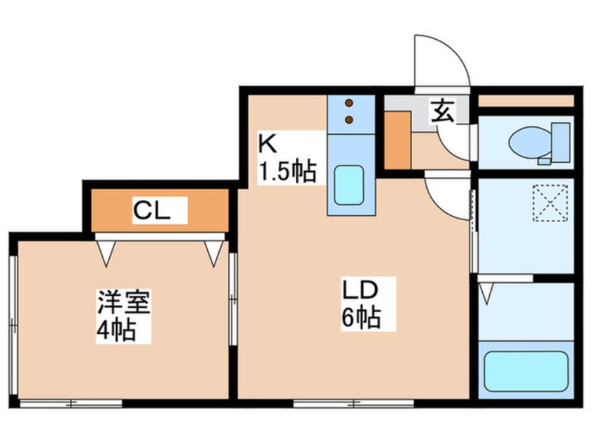 間取図 PRIMECOURT北円山