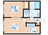 ＬＥＥＳＰＡＣＥ山の手 1LDKの間取り
