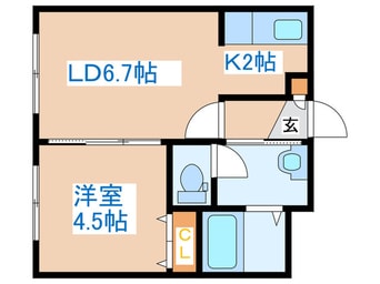 間取図 ＬＥＥ　ＳＰＡＣＥ　発寒３条