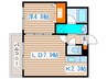 S-FORT札幌北5条 1LDKの間取り