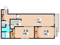 シルキーハイツ新道東の間取図