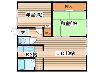 間取図 コ－ポ村上Ｂ