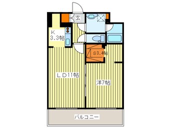 間取図 パ－クアクシス札幌植物園前