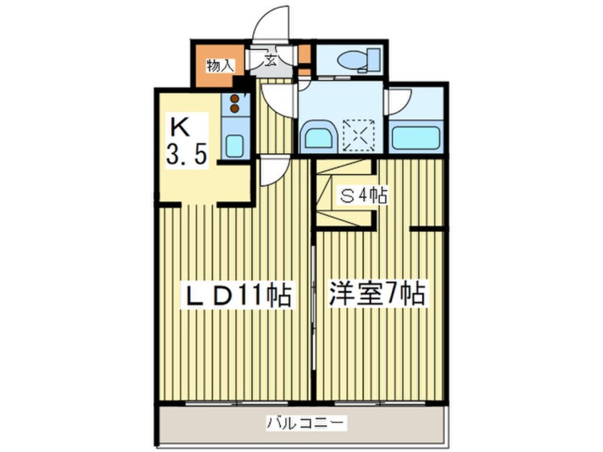 間取図 パ－クアクシス札幌植物園前