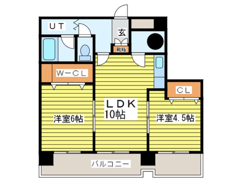 間取図 ロワール Ｎ４