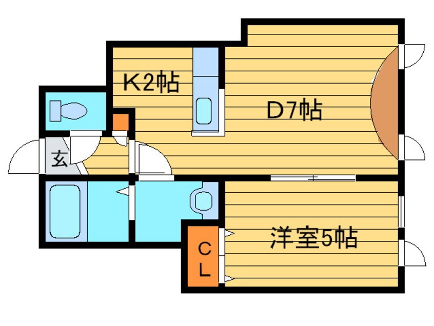 間取図 クレインコ－トⅡ