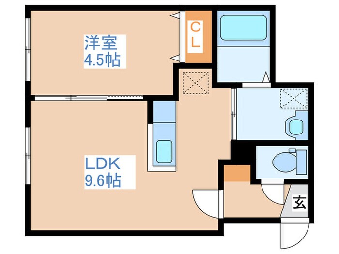 間取り図 patio豊平