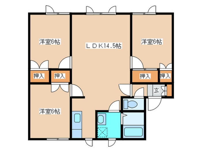 間取り図 ファ－ムハイツⅣ