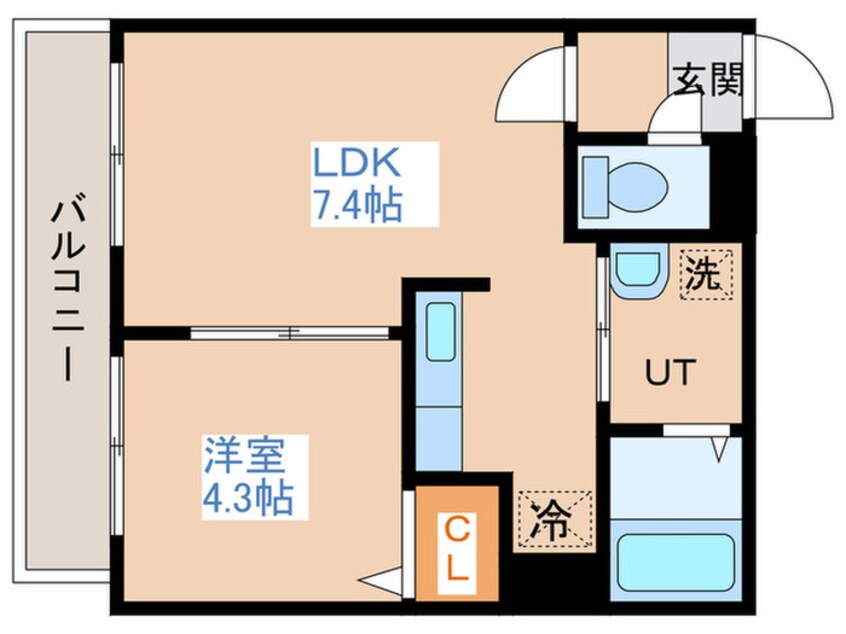 間取図 ポラリス平岸