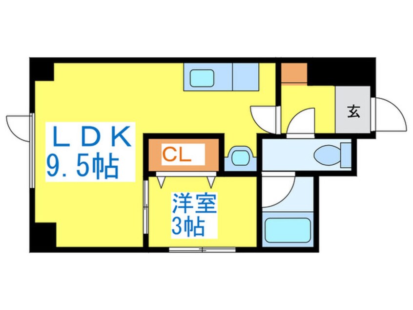 間取図 モア南６条