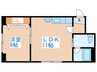 モア南６条 1LDKの間取り