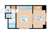 モア南６条 1DKの間取り