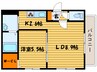 Ａ　ＢＯＮＤ学園前Ｂ棟 1LDKの間取り