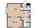 ラキア２１の間取図