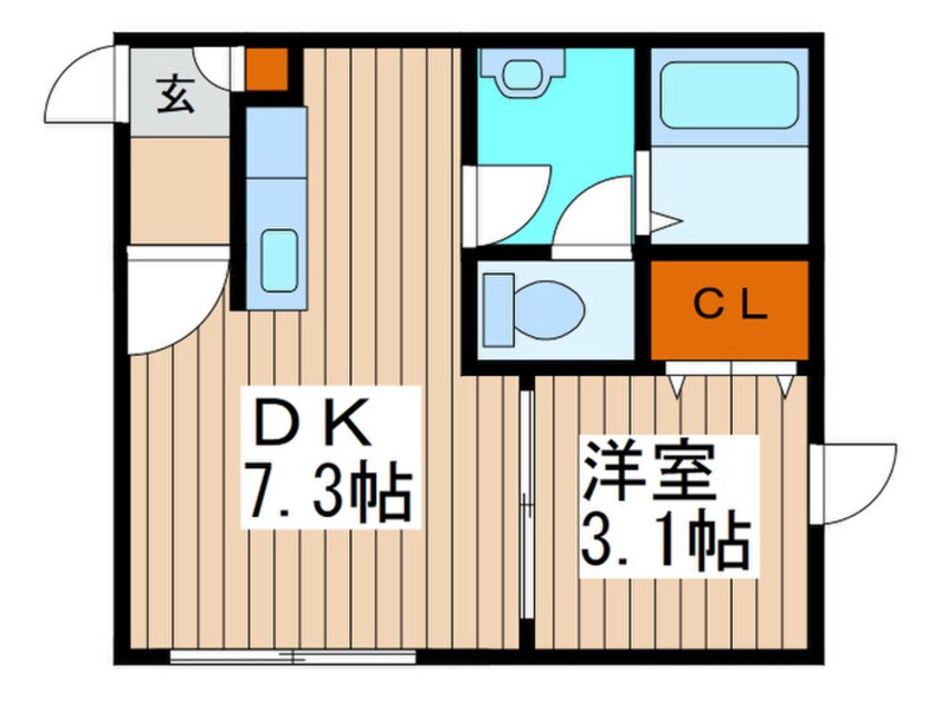 間取図 トレジャ－キャッスル伍番館