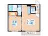 ラナイレジデンス琴似 1LDKの間取り