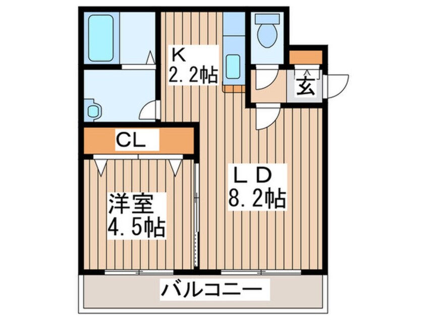 間取図 グラスマーレⅤ