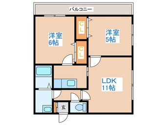 間取図 ＴＯＭＳ６１１