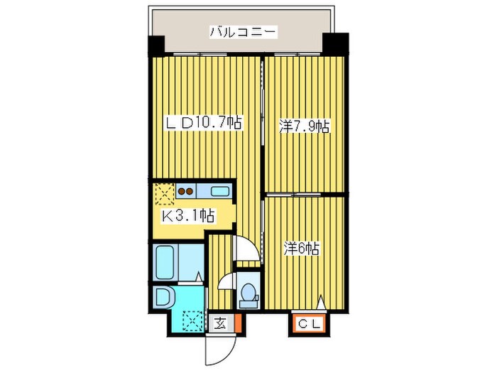 間取り図 Lennon  Terraza6-3