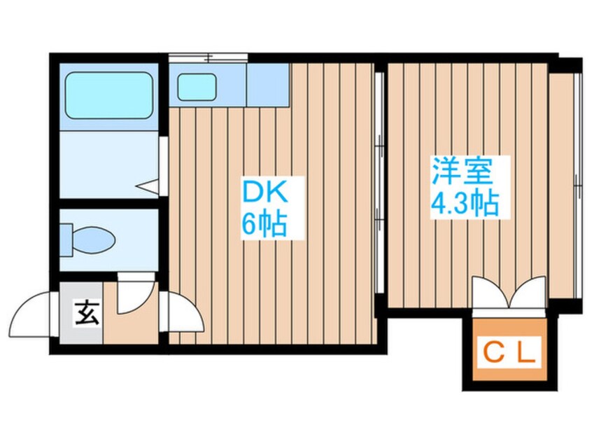 間取図 ア－バンコ－ト南郷Ⅶ