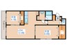FLORES澄川 2LDKの間取り