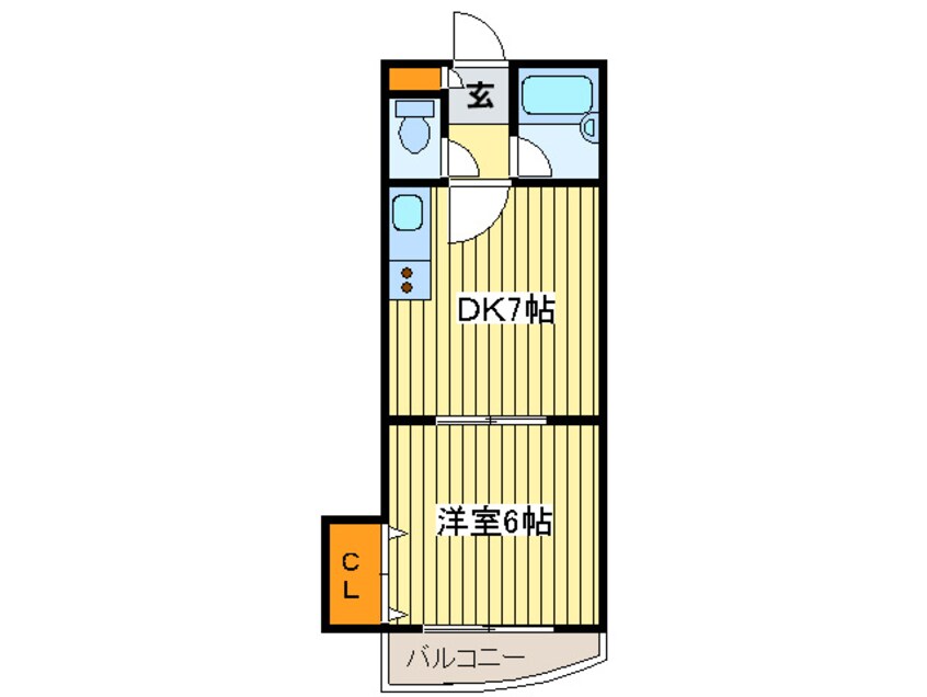 間取図 札幌ﾄｷﾜﾋﾞﾙ