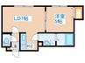 ＣＣＲ八軒 1LDKの間取り