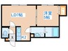 ＣＣＲ八軒 1LDKの間取り