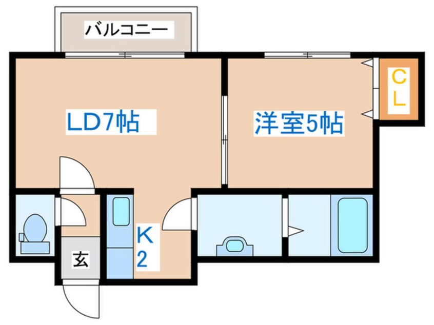 間取図 フォルム八軒