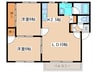 第８誉ハイツＡ 2LDKの間取り