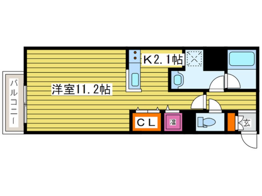 間取図 バロンド－ル