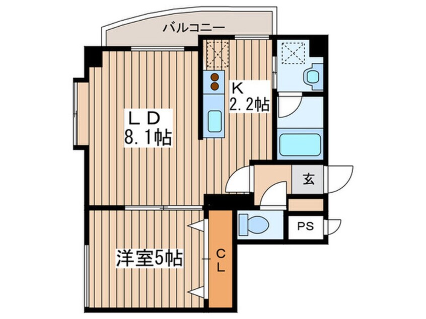 間取図 クラ－ジュ南円山