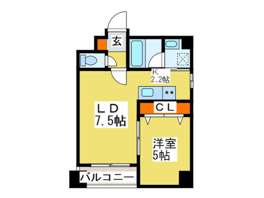 間取図 クラ－ジュ南円山