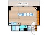 アストリアＮ６ 1Rの間取り